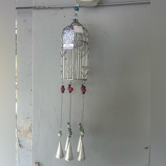 Artisan Crafted Birdcage Wind Chimes - Picture 4 of 4